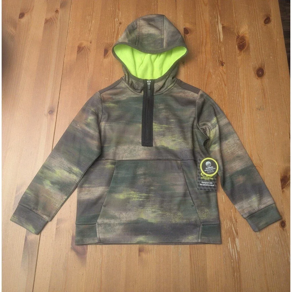 Athletic Works DriWorks Boys Athletic Hoodie Pullover